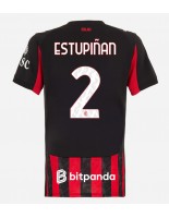 AC Milan Pervis Estupinan #2 Kotipaita Naisten 2025-26 Lyhythihainen